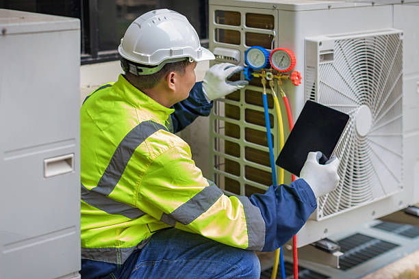 Professional Hvac Maintenance technician working in Derby, CT